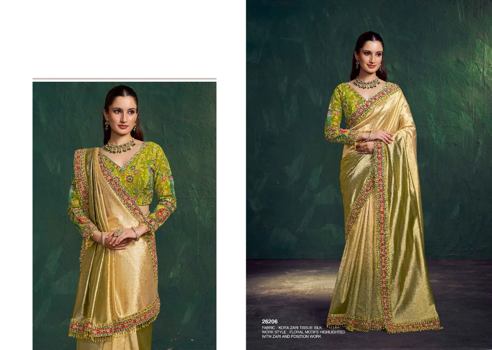 Mahotsav Mohmanthan 26200 Mohini Tissue Silk Saree Collection
