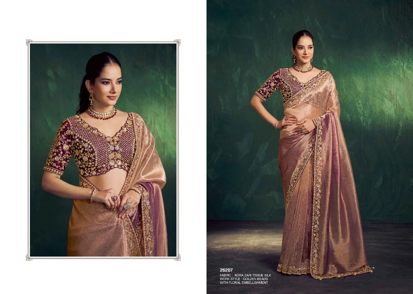 Mahotsav Mohmanthan 26200 Mohini Tissue Silk Saree Collection