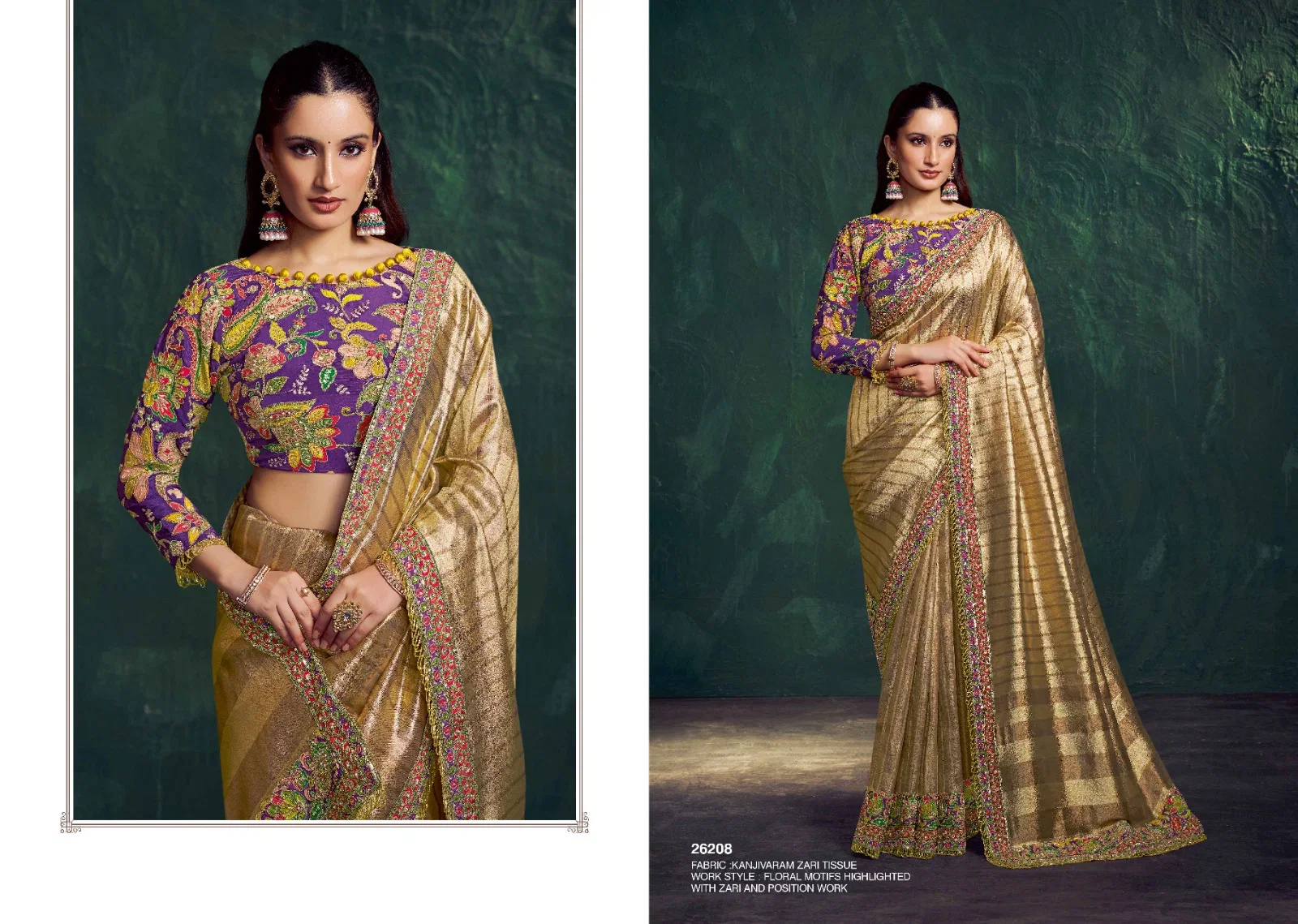 Mahotsav Mohmanthan 26200 Mohini Tissue Silk Saree Collection