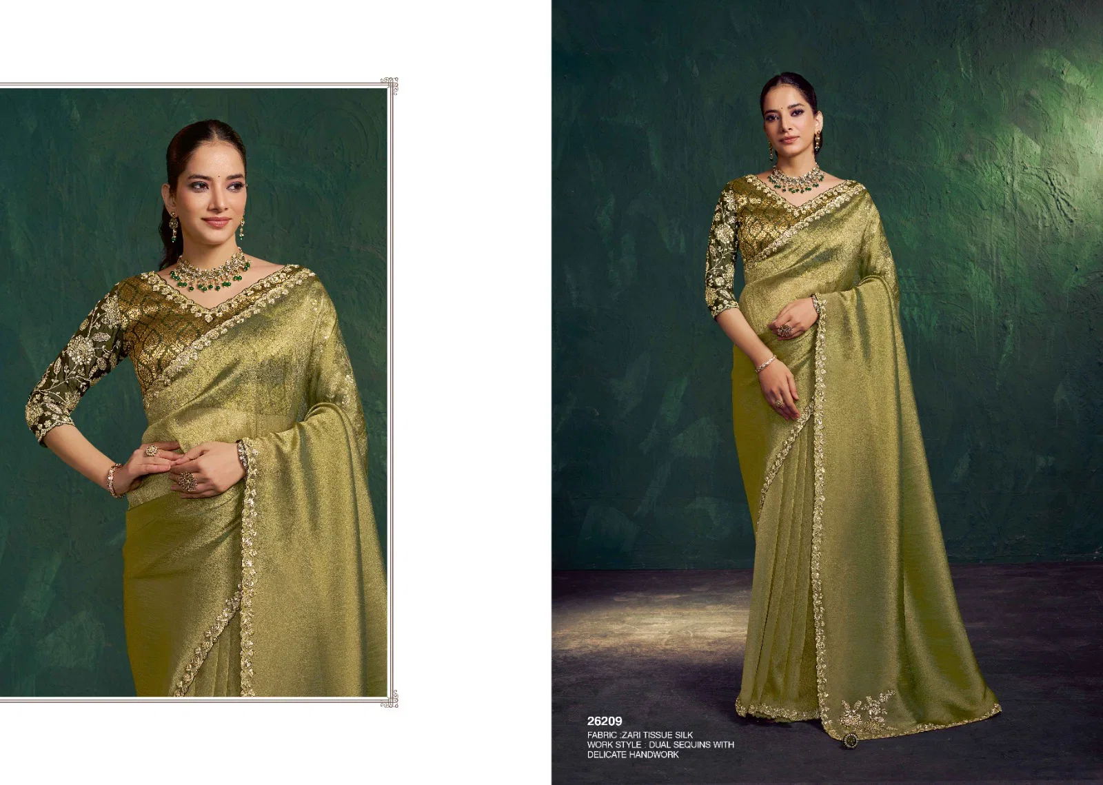Mahotsav Mohmanthan 26200 Mohini Tissue Silk Saree Collection