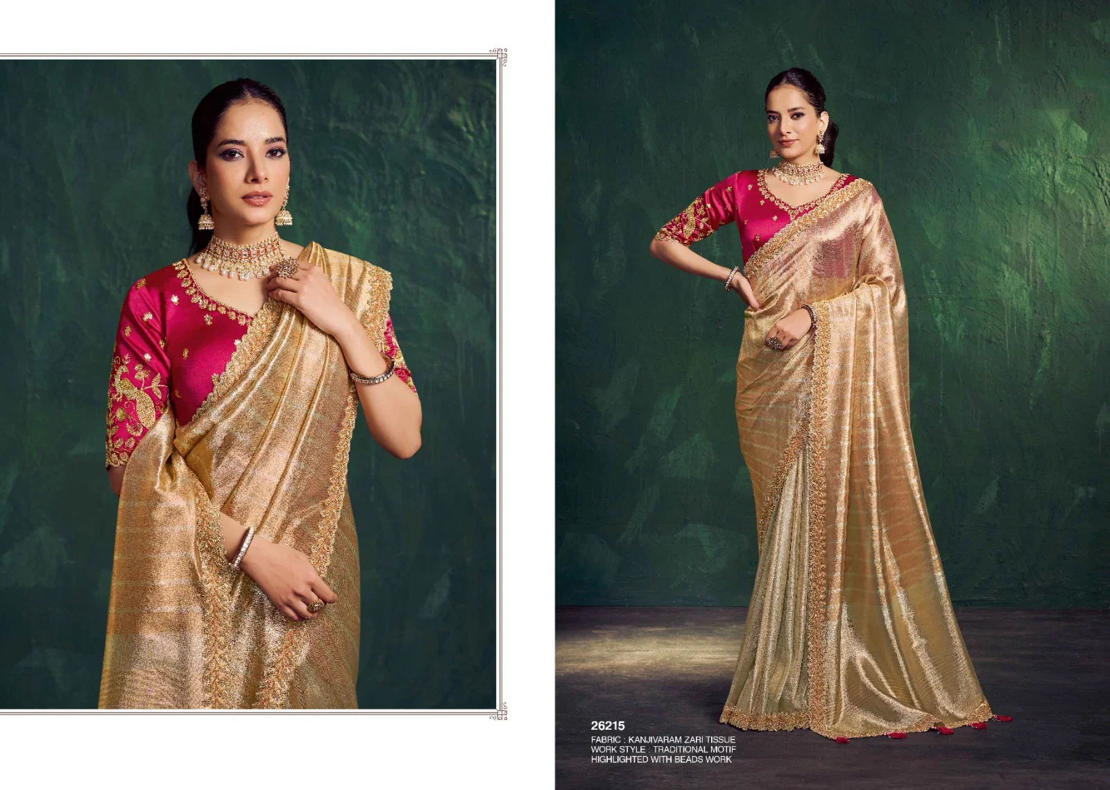 Mahotsav Mohmanthan 26200 Mohini Tissue Silk Saree Collection