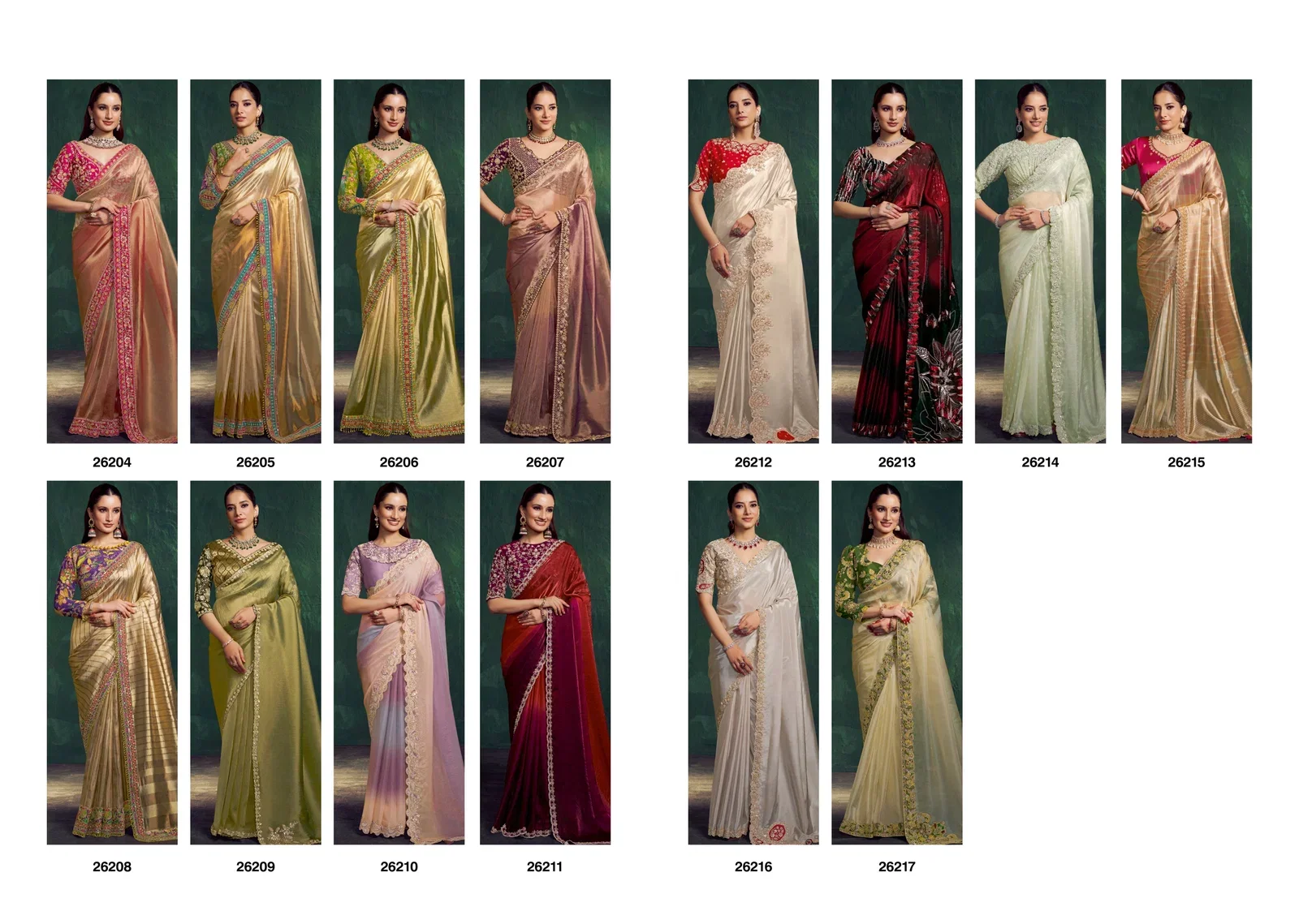 Mahotsav Mohmanthan 26200 Mohini Tissue Silk Saree Collection