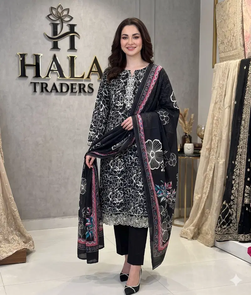 Hala Super Star Edition 8 Cotton Digital Dress Material