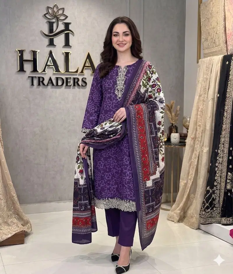 Hala Super Star Edition 8 Cotton Digital Dress Material