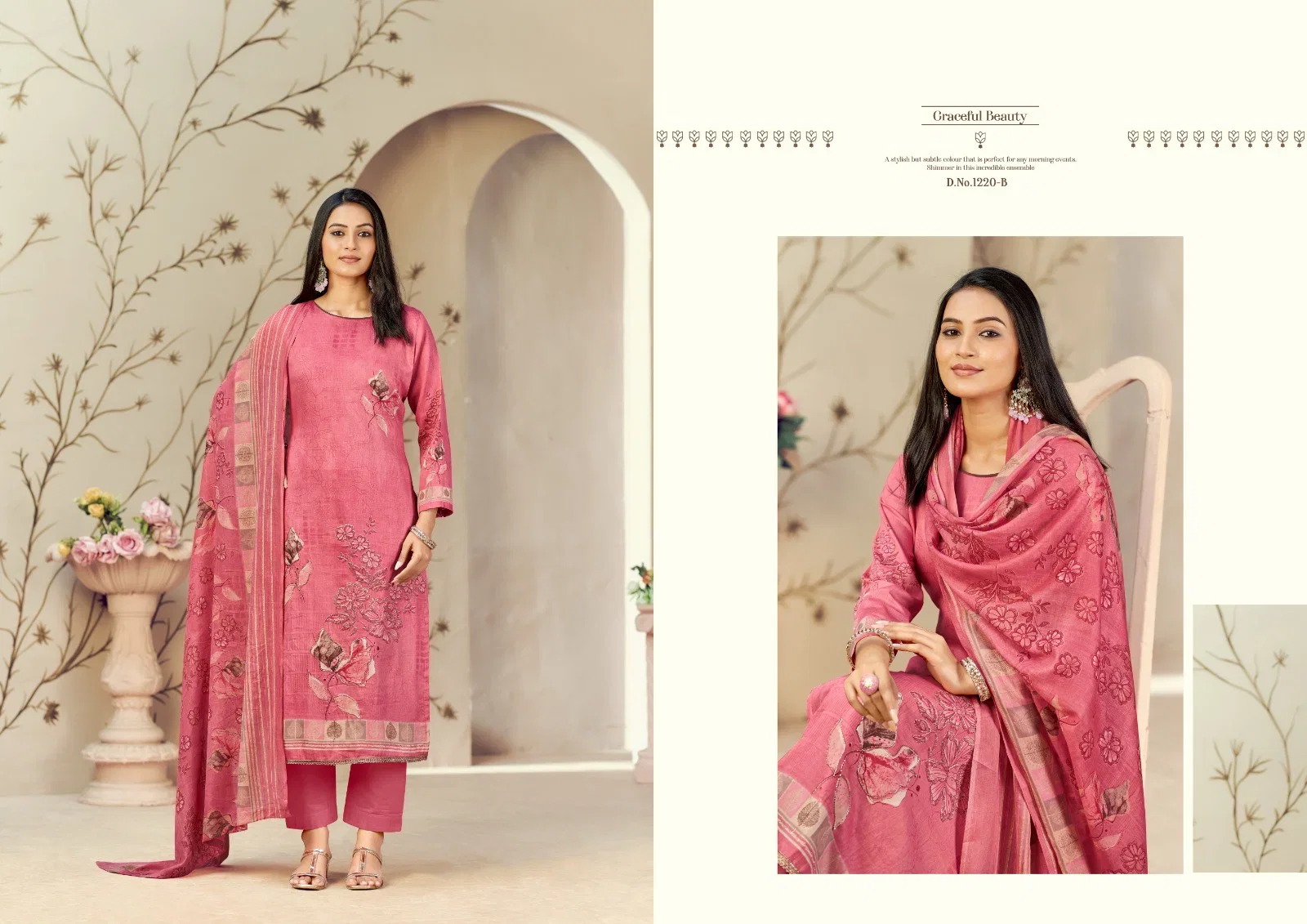 Radhika Azara Kayka 1220 A To D Zam Cottom Designer Printed Dress Materials