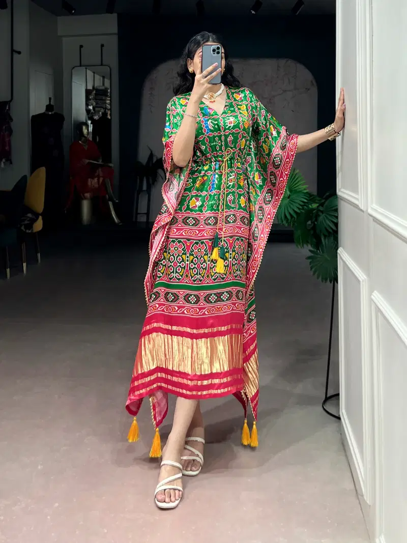Taraa L 3003 Pure Gaji Silk Digital Printed Kaftan Collection