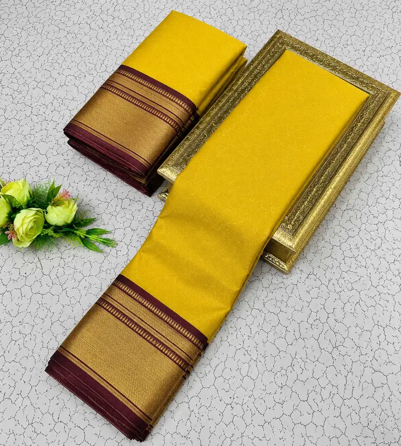 Aab Football Pure Mercerised Soft Silk Festival Saree Collection