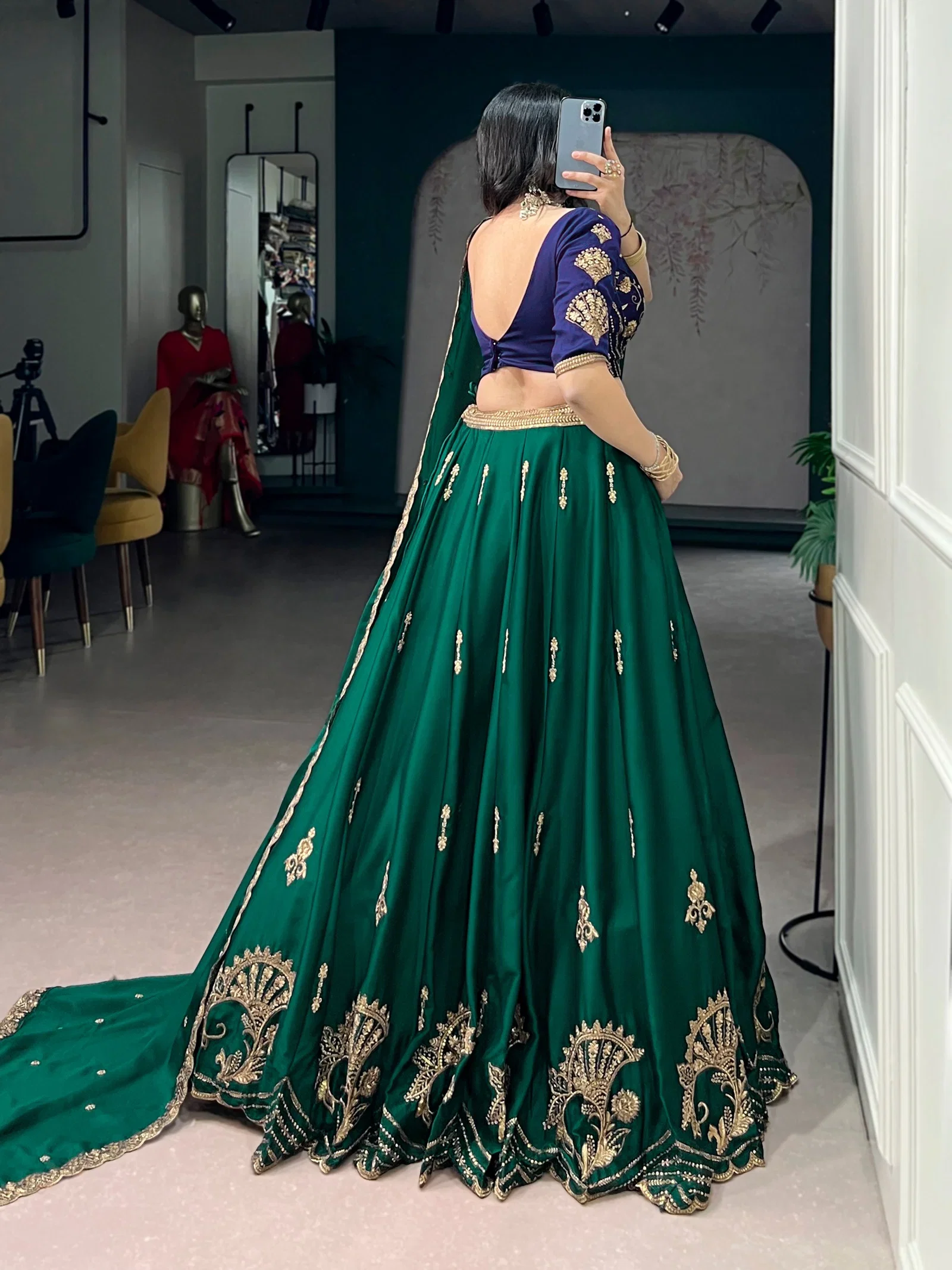 Taraa L 1351 Rangoli Silk Thread Embroidered Lehenga Choli