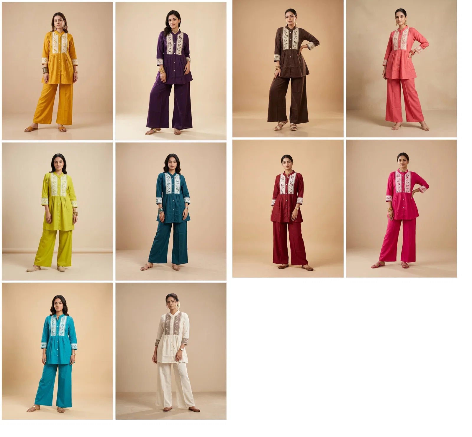 Naisha K 986 Heavy Rayon Co Ord Set Collection