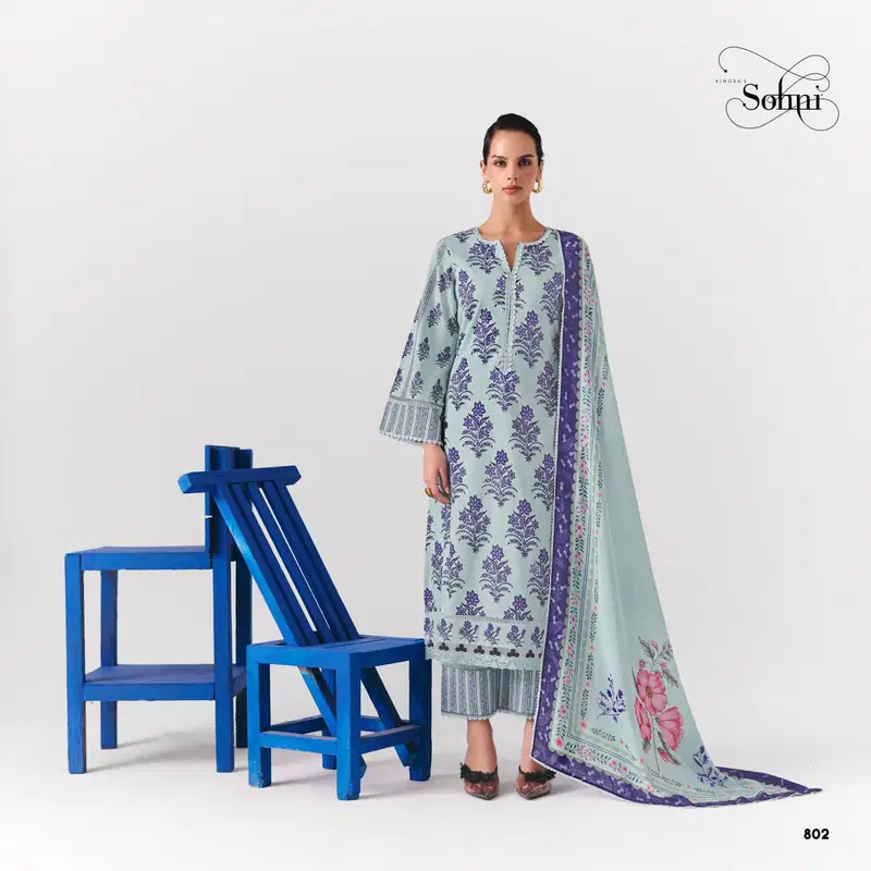 Kimora Sohni Cobalt Vol 73 Digital Printed Salwar Kameez Collection
