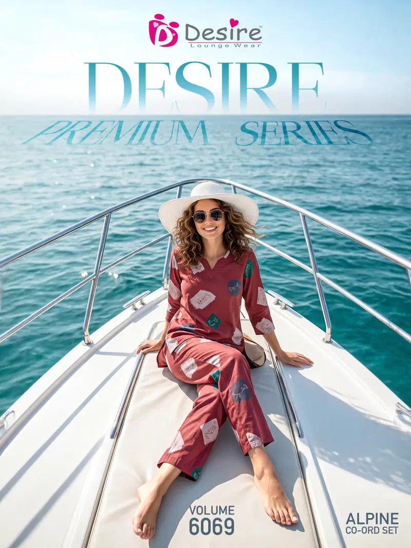 Desire Premim Series Vol 6069 Alpine Co Ord Set Collection