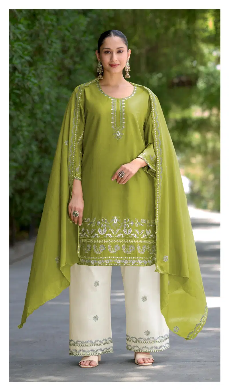 Deepsy D 3462 A To D Cotton Embroidered Salwar Kameez Collection