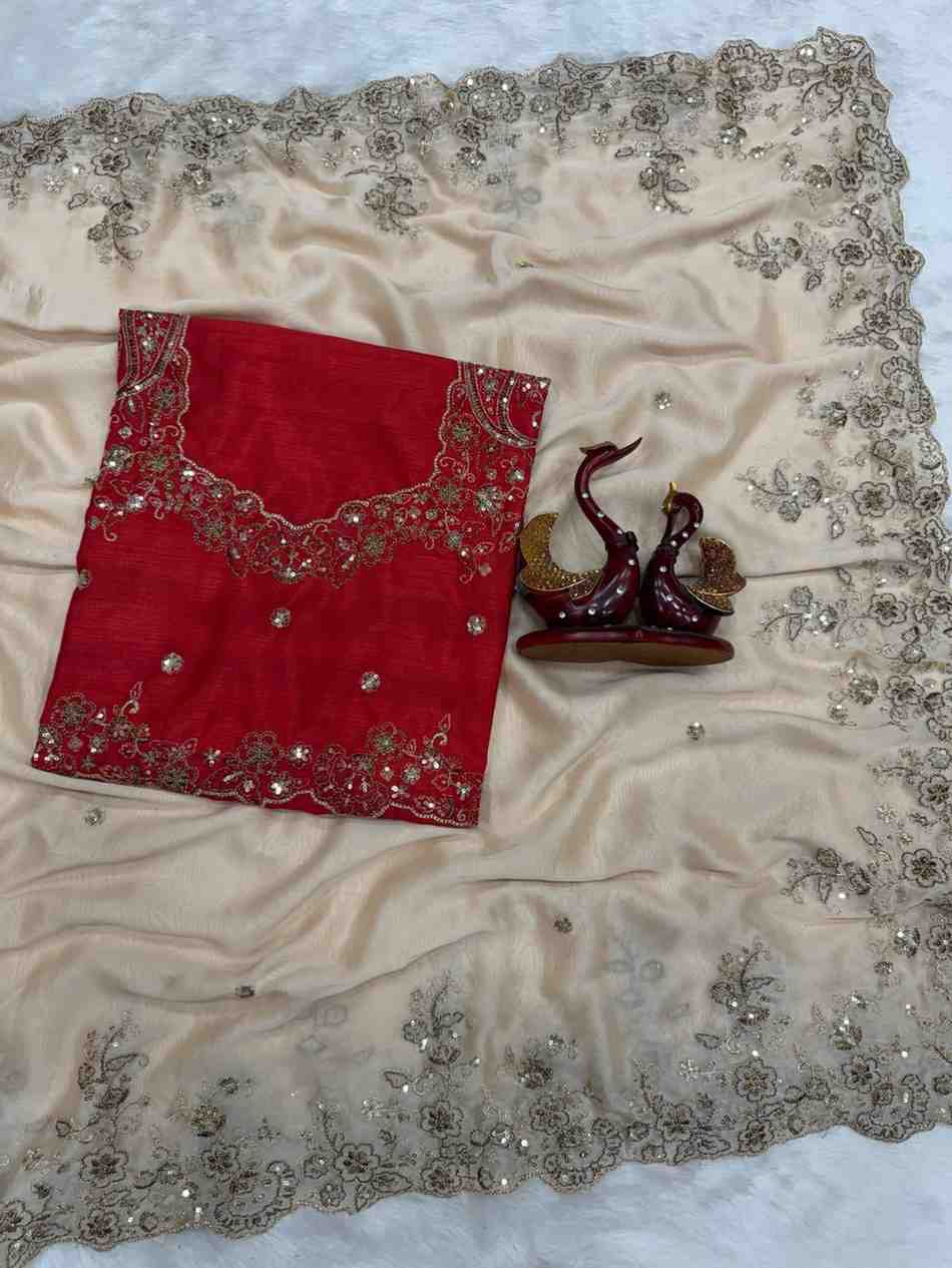 Kc 2129 Rangoli Silk Sequence Worked Designer Saree Collection
