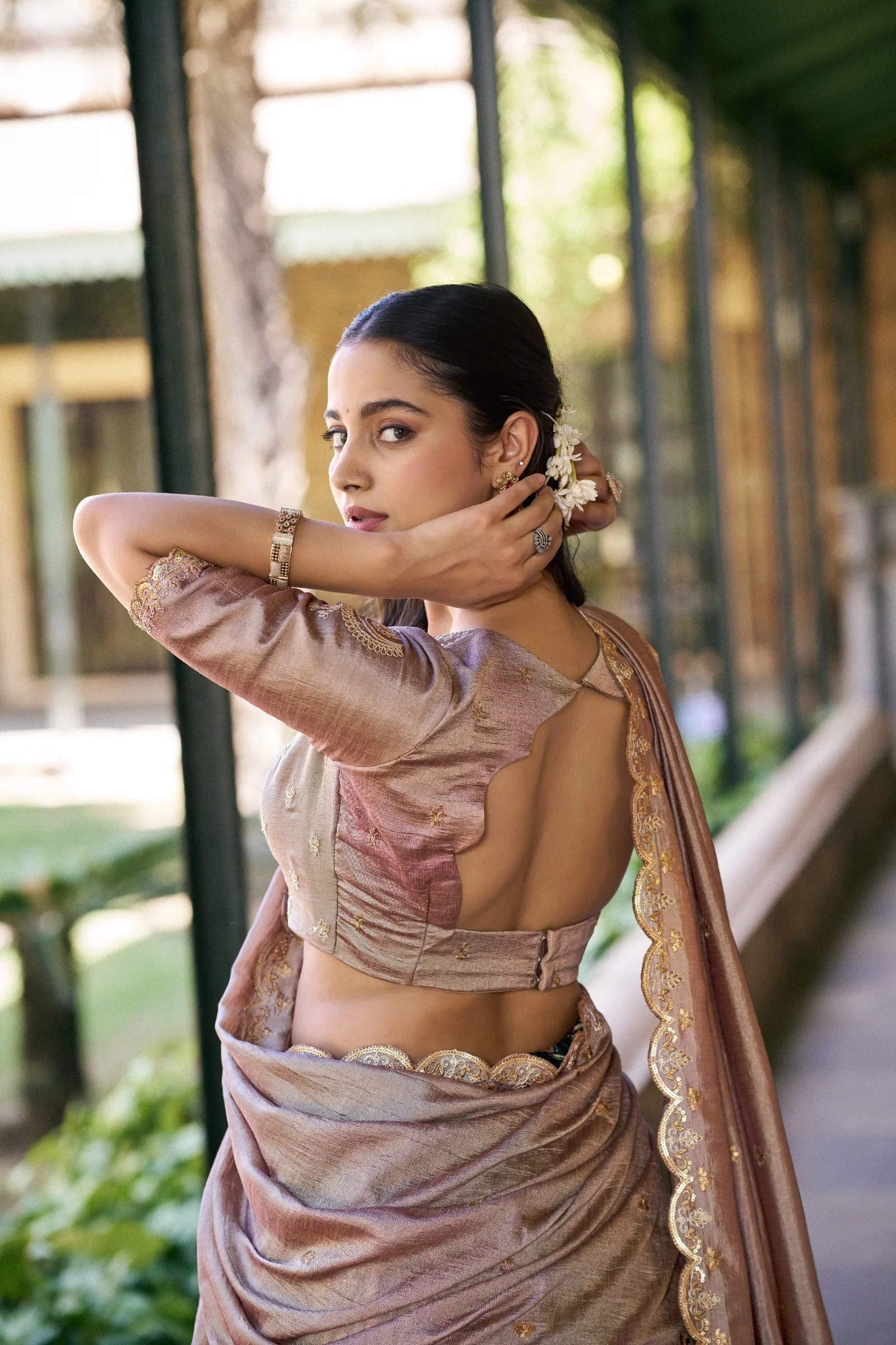 Taraa L 1207 Tasar Silk Kalamkari Printed Traditional Wear Lehenga Choli