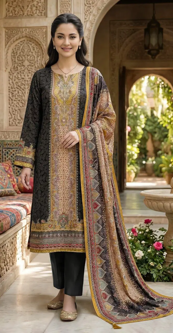 Shree Kt 364 Viscose Muslin Digital Printed Salwar Kameez