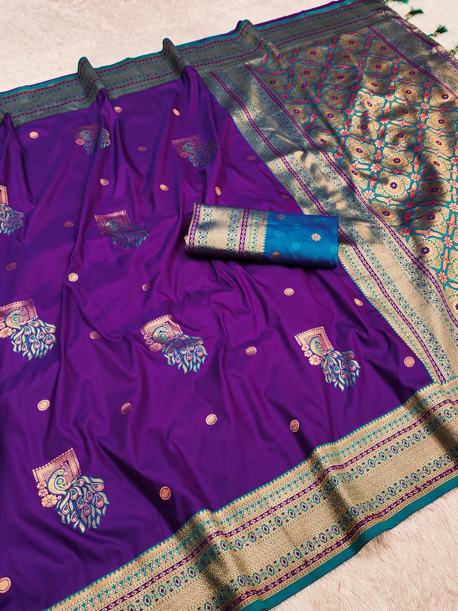 Mb Morni Paithan Vol 2 Banarasi Silk Paithani Saree Collection