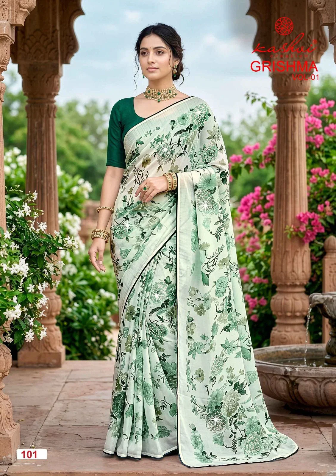 Kashvi Garishma Vol 1 Georgette Printed Saree Collection