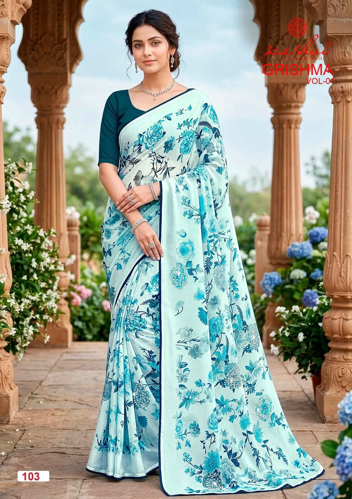 Kashvi Garishma Vol 1 Georgette Printed Saree Collection