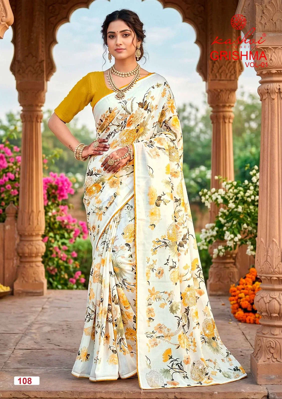 Kashvi Garishma Vol 1 Georgette Printed Saree Collection