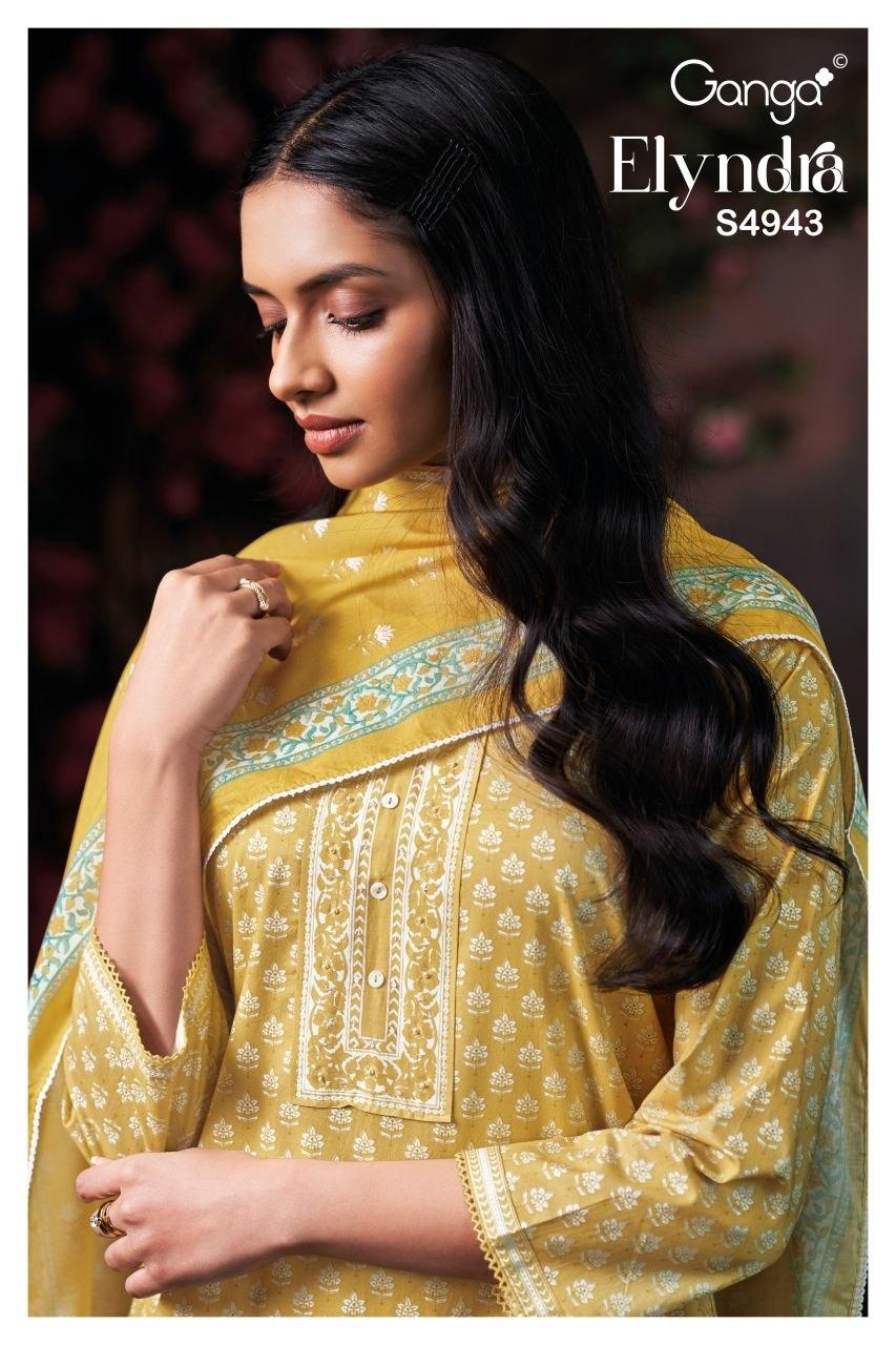 Ganga Elyndra 4943 Cotton Printed Salwar Kameez