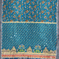 St D No 121 Chinon Silk Designer Handworked Saree Collection