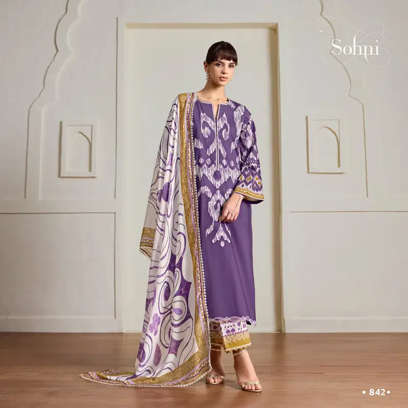 Kimora Sohni Ikat Vol 77 Lawn Cotton Digital Printed Salwar Kameez