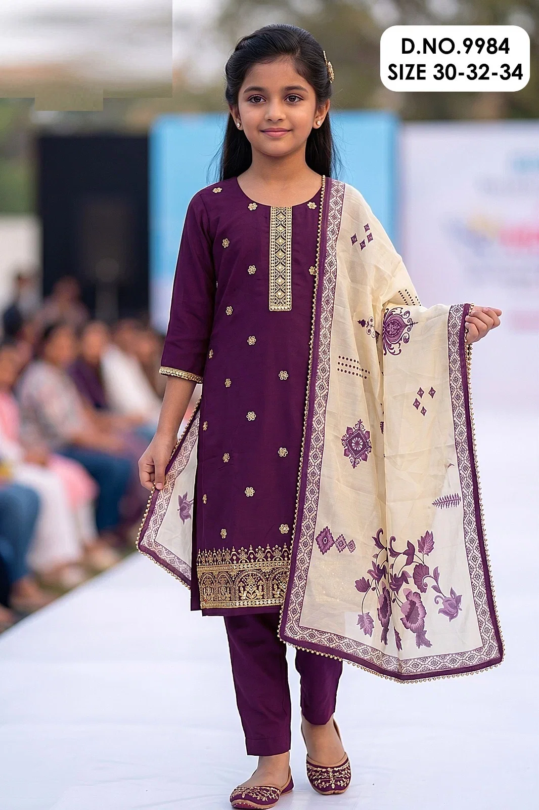 Mishita 9984 Roman Silk Kids Wear Kurti With Pant Dupatta