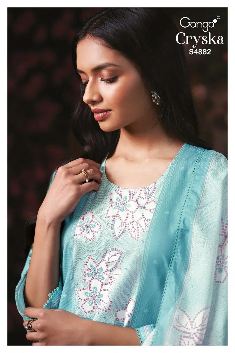 Ganga Cryska 4882 Cotton Printed Salwar Kameez