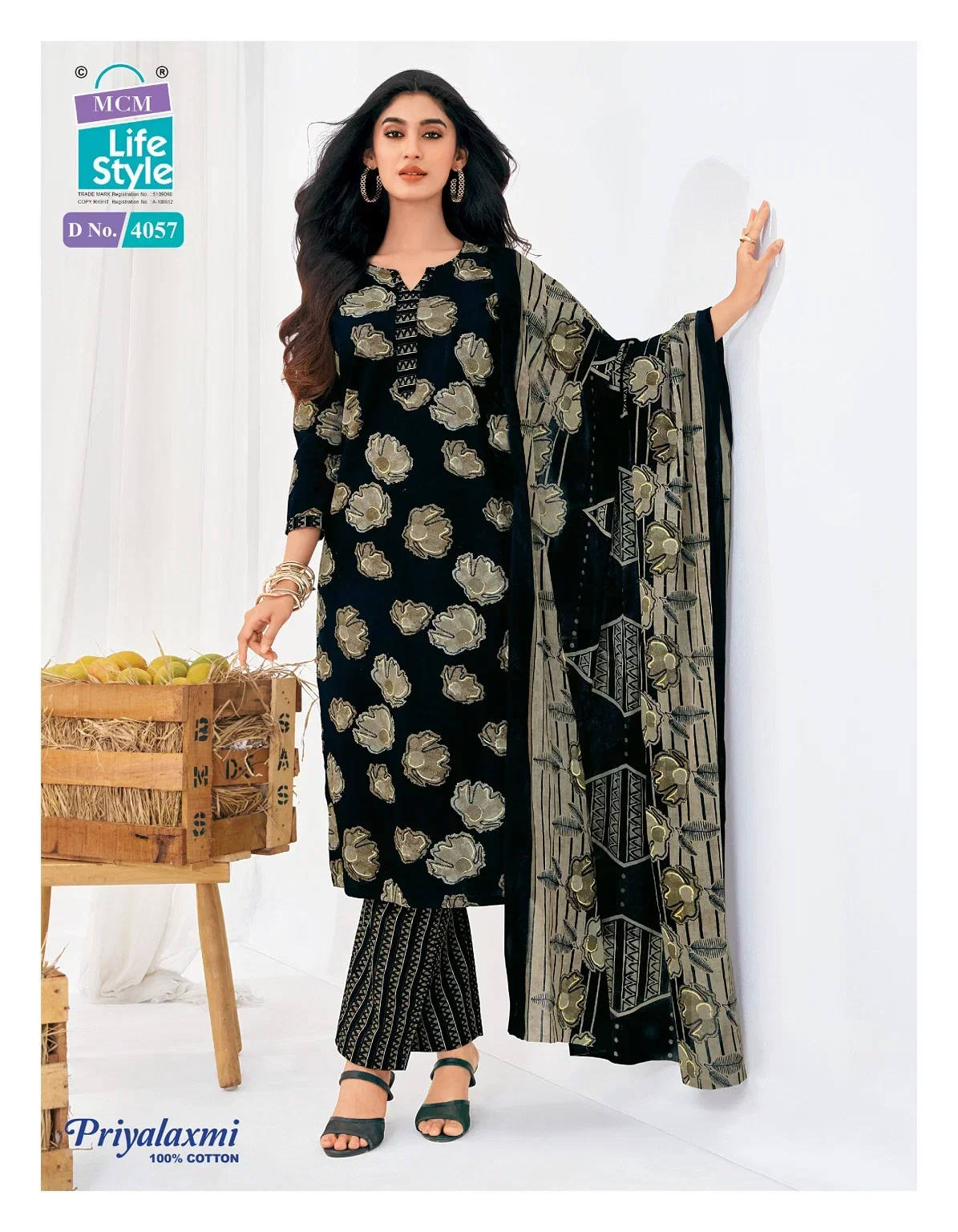 Mcm Priyalaxmi Vol 40 Readymade Cotton Printed Kurti Pant With Dupatta