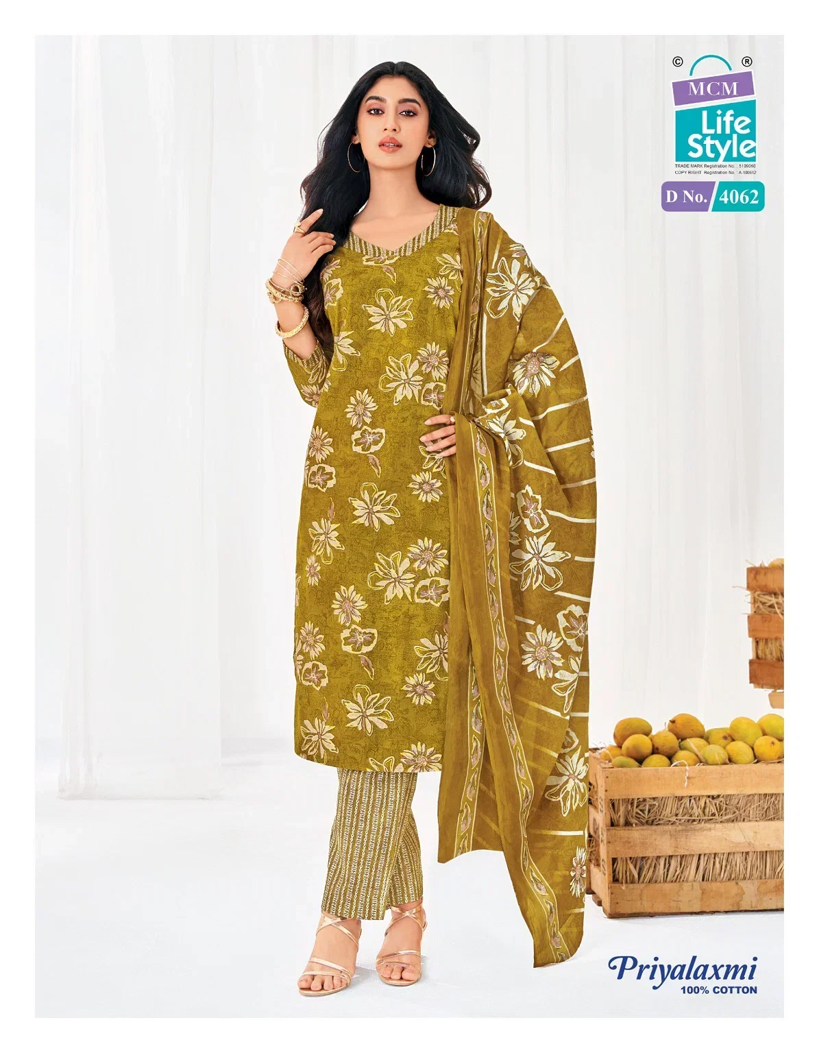 Mcm Priyalaxmi Vol 40 Readymade Cotton Printed Kurti Pant With Dupatta