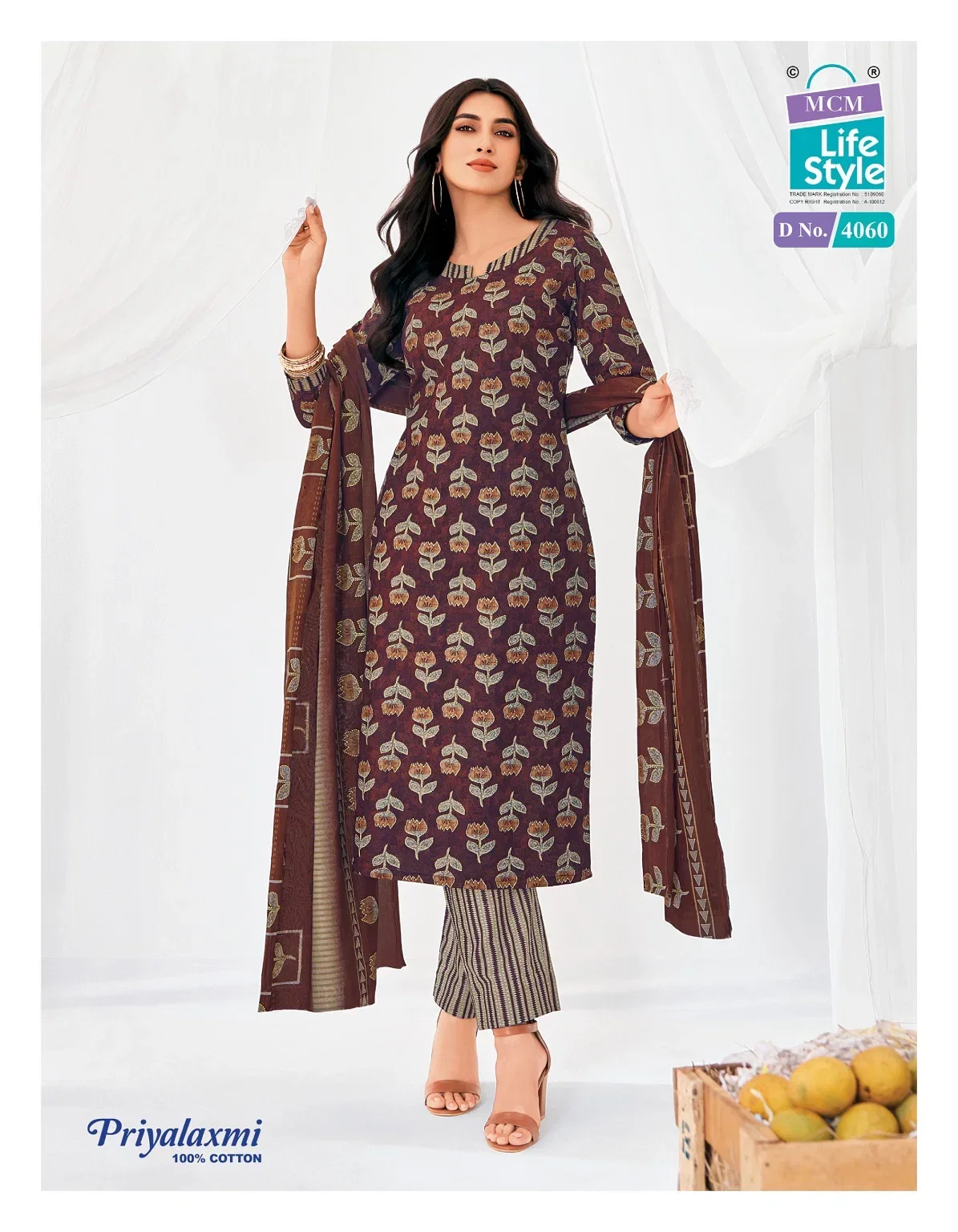 Mcm Priyalaxmi Vol 40 Readymade Cotton Printed Kurti Pant With Dupatta