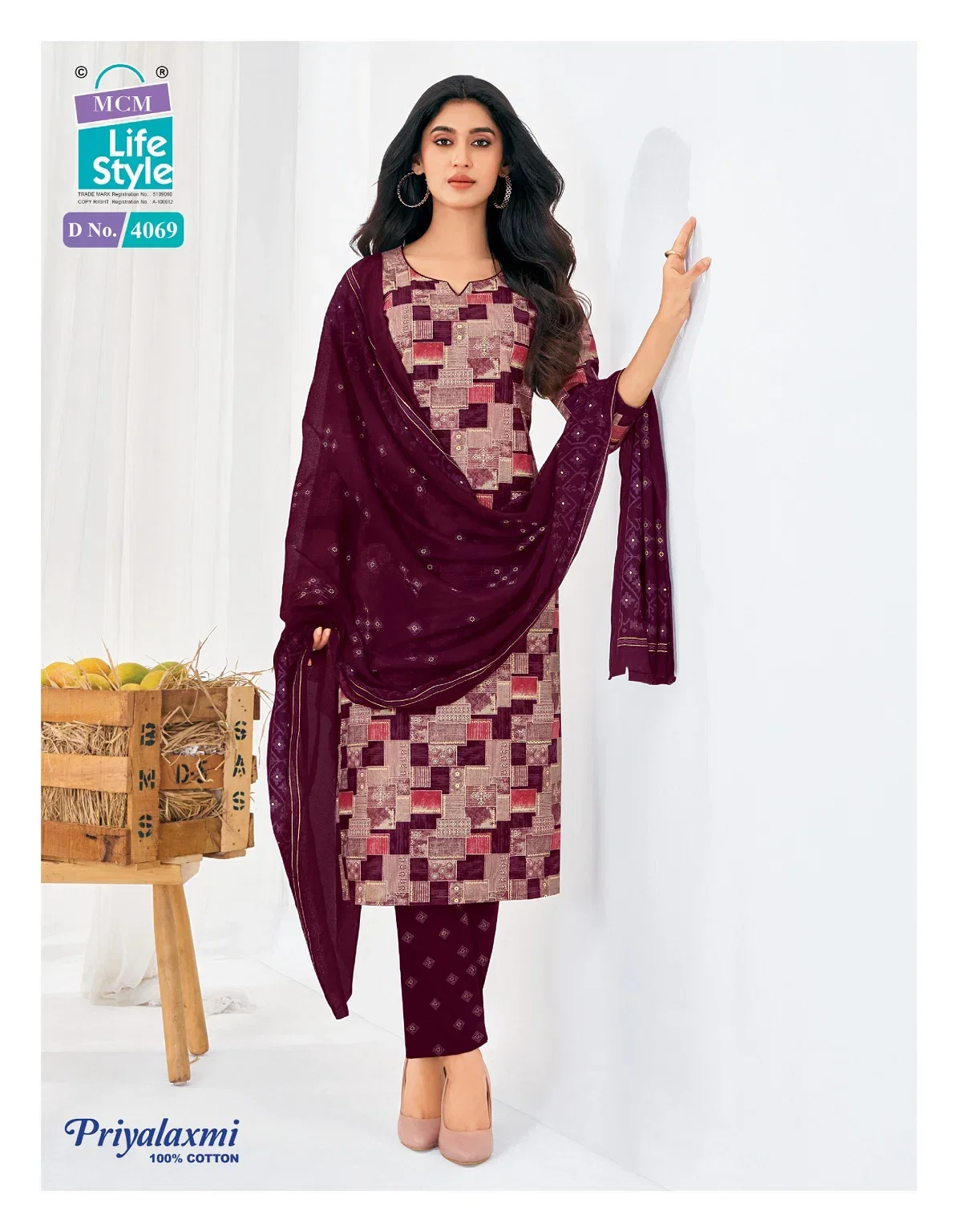 Mcm Priyalaxmi Vol 40 Readymade Cotton Printed Kurti Pant With Dupatta