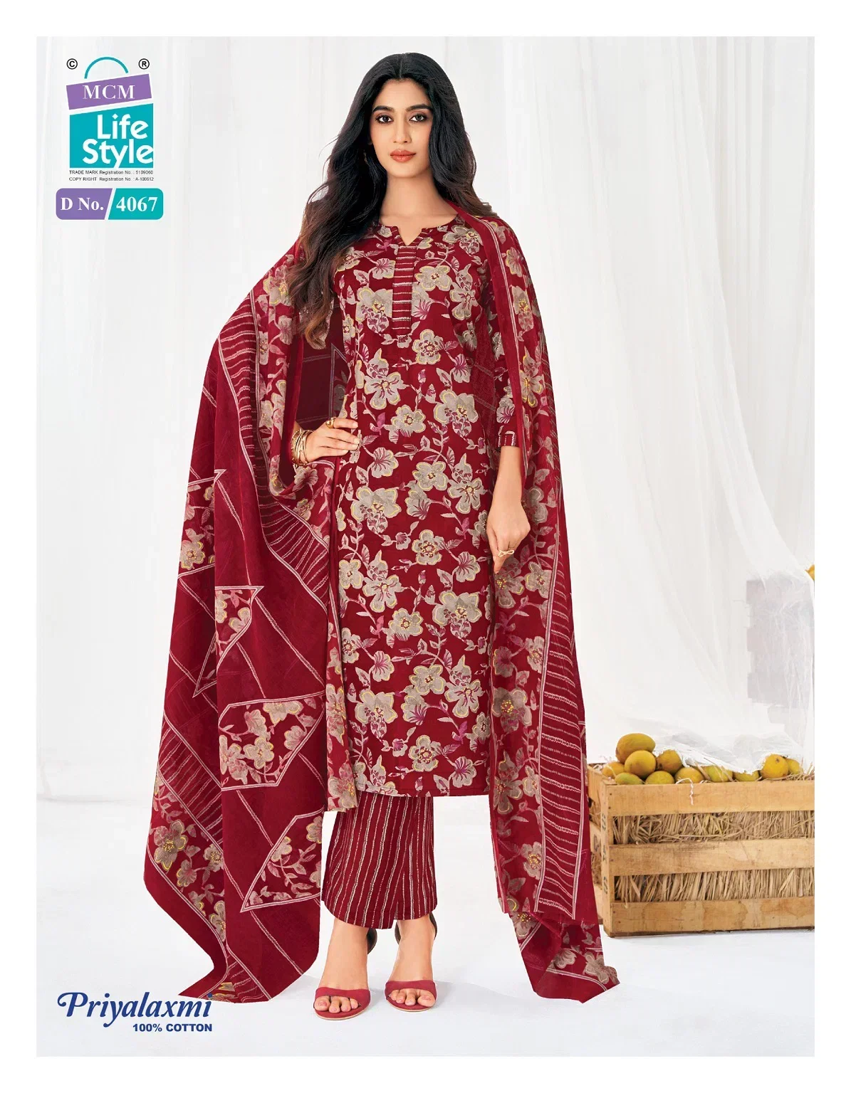 Mcm Priyalaxmi Vol 40 Readymade Cotton Printed Kurti Pant With Dupatta