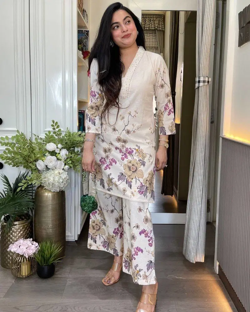 Dhunitya 01 Cotton Printed Kurti With Bottom