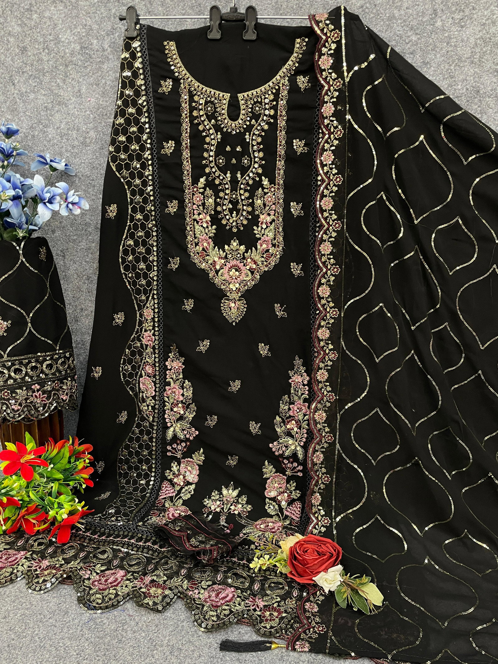 Mah E Rooh 5183 A To D Faux Georgette With Embroidered Salwar Kameez
