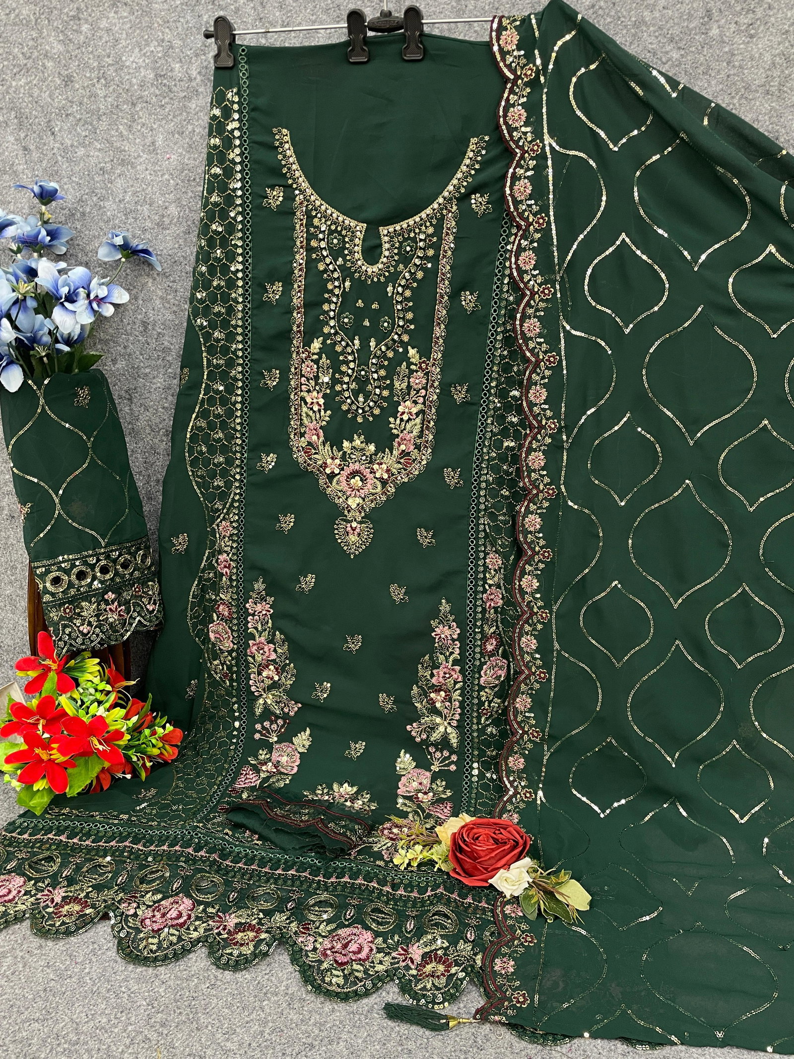 Mah E Rooh 5183 A To D Faux Georgette With Embroidered Salwar Kameez