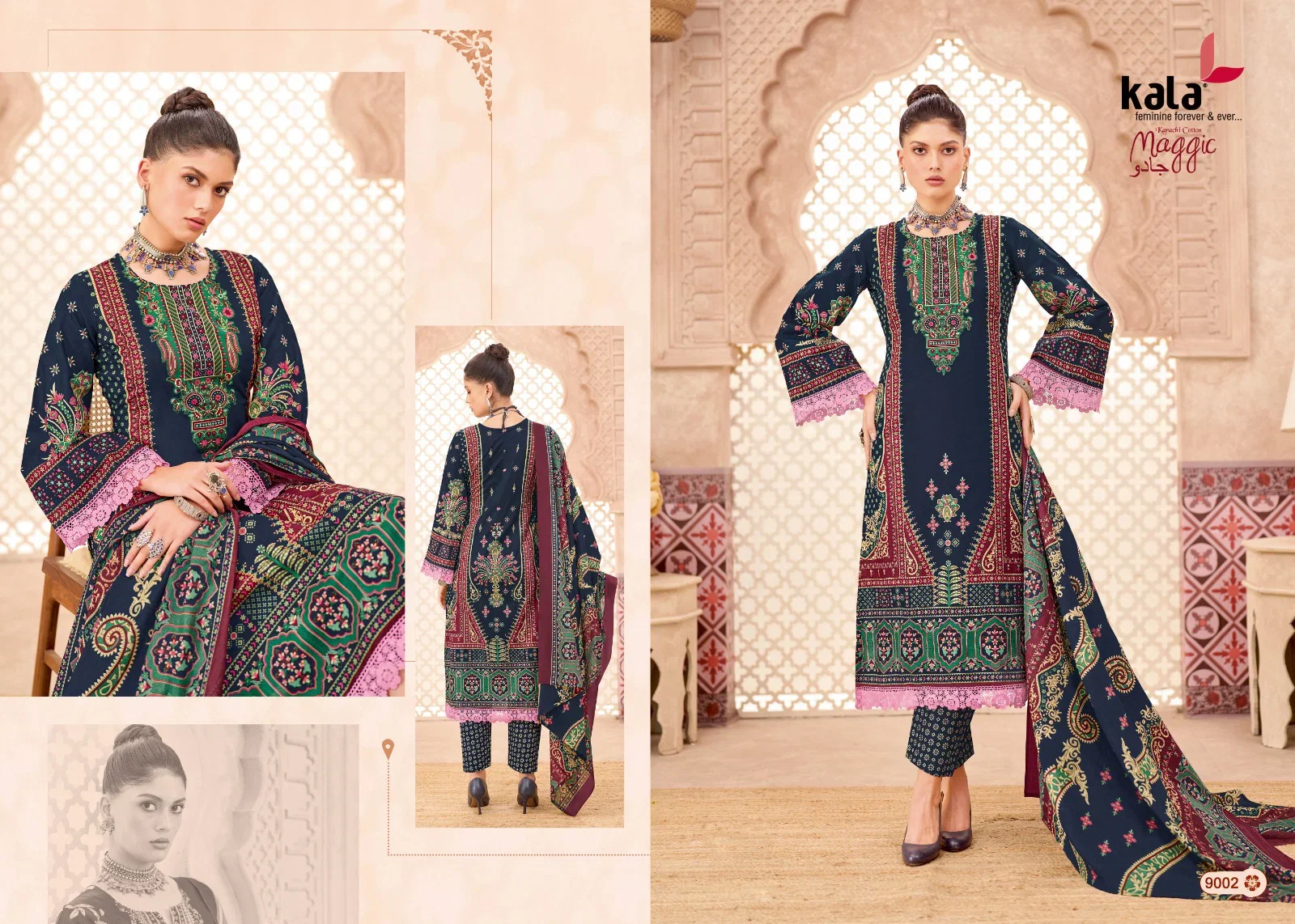Kala Maggic Vol 24 Cotton Printed Karachi Dress Material Collection