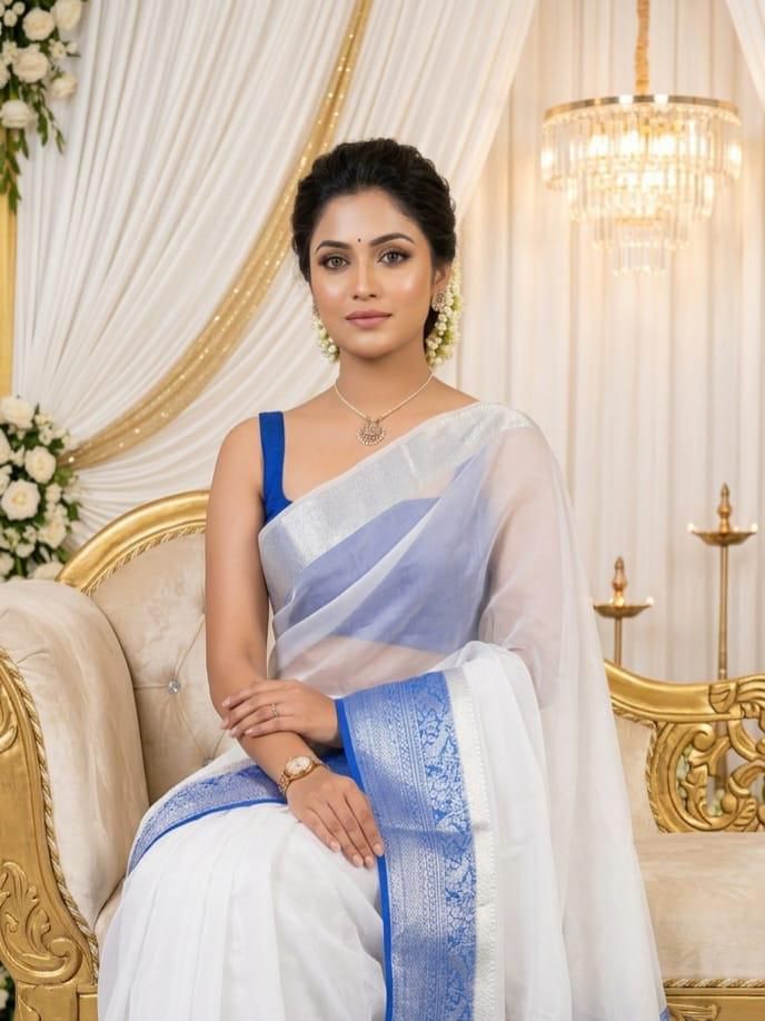 NCO 189 Kora Organza Jacquard Soft Saree