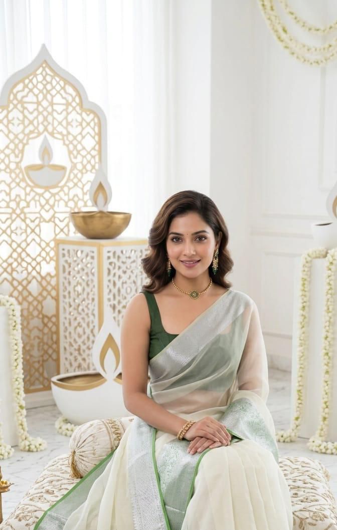 NCO 189 Kora Organza Jacquard Soft Saree