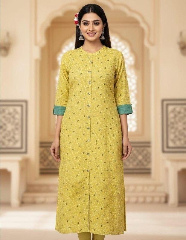 Lekha Sal 36 Rayon Summer Prints Long Kurti