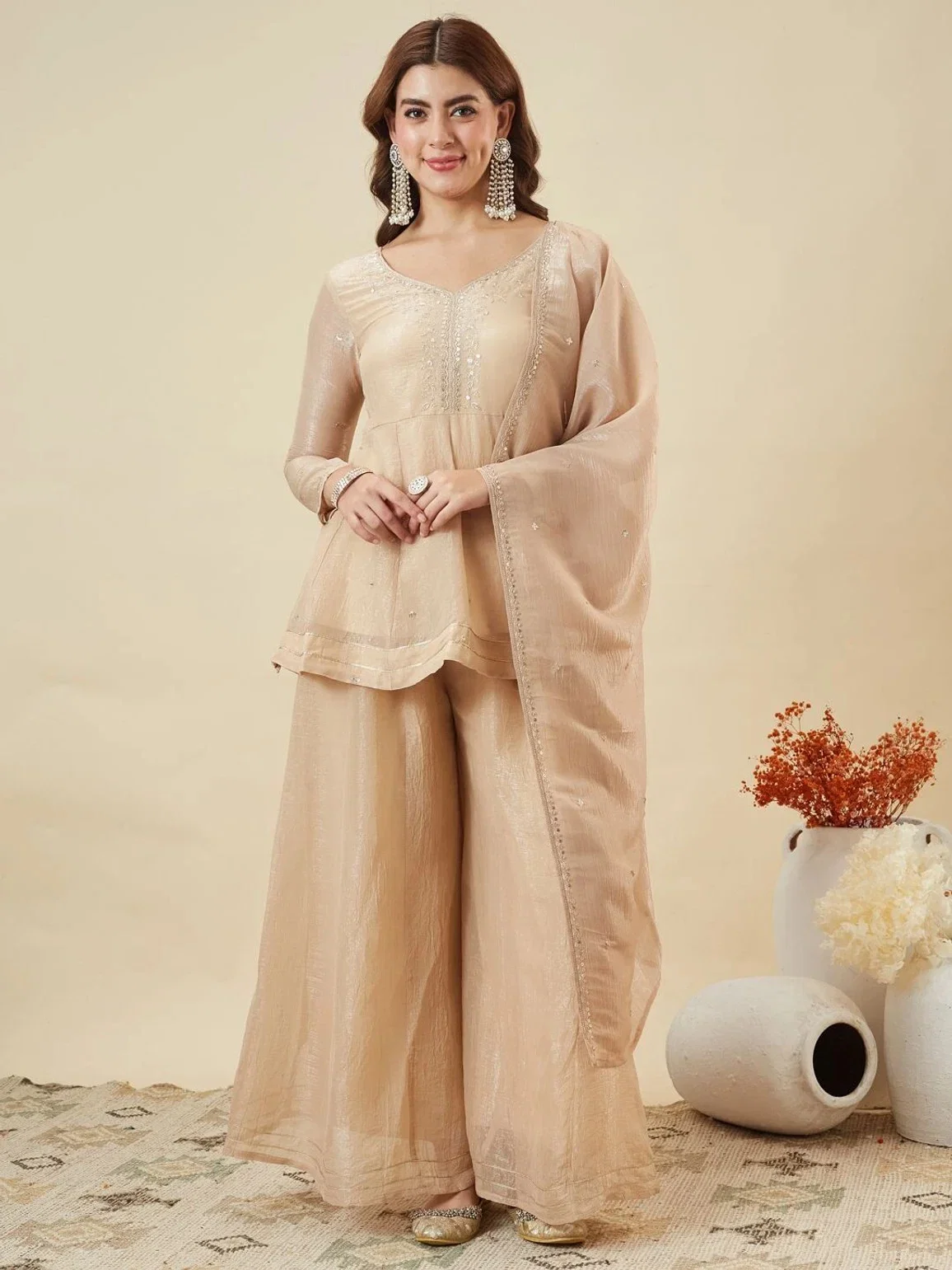 Honey 01 Crunchy Silk Embroidered Salwar Kameez Collection