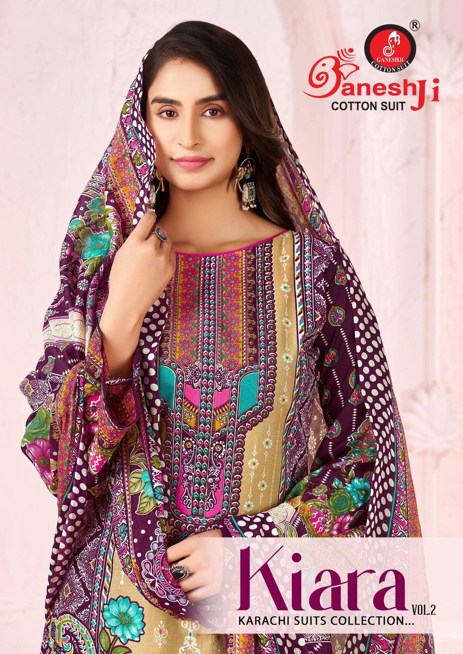 Ganeshji Kiara Vol 2 Cotton Printed Karachi Dress Material Collection