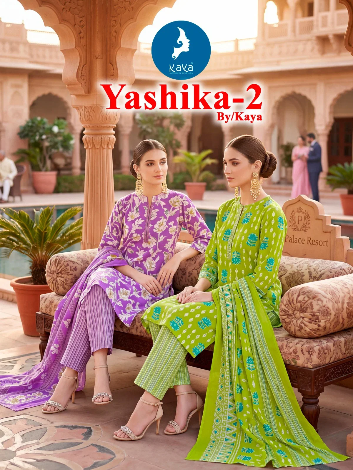 Kaya Yashika Vol 2 Cotton Printed Kurti With Bottom Dupatta