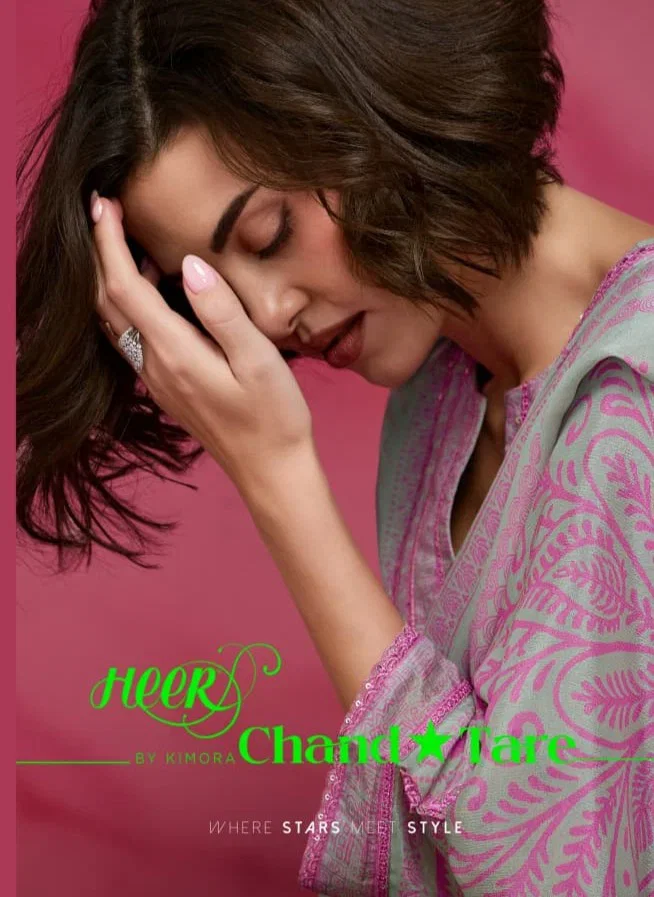 Kimora Heer Chand Tare Vol 250 Muslin Digital Printed Salwar Kameez