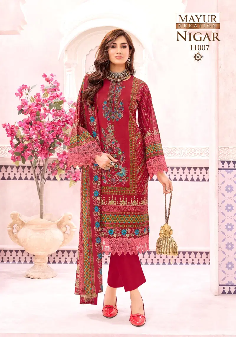 Mayur Nigar Vol 11 Cotton Printed Karachi Dress Material Collection