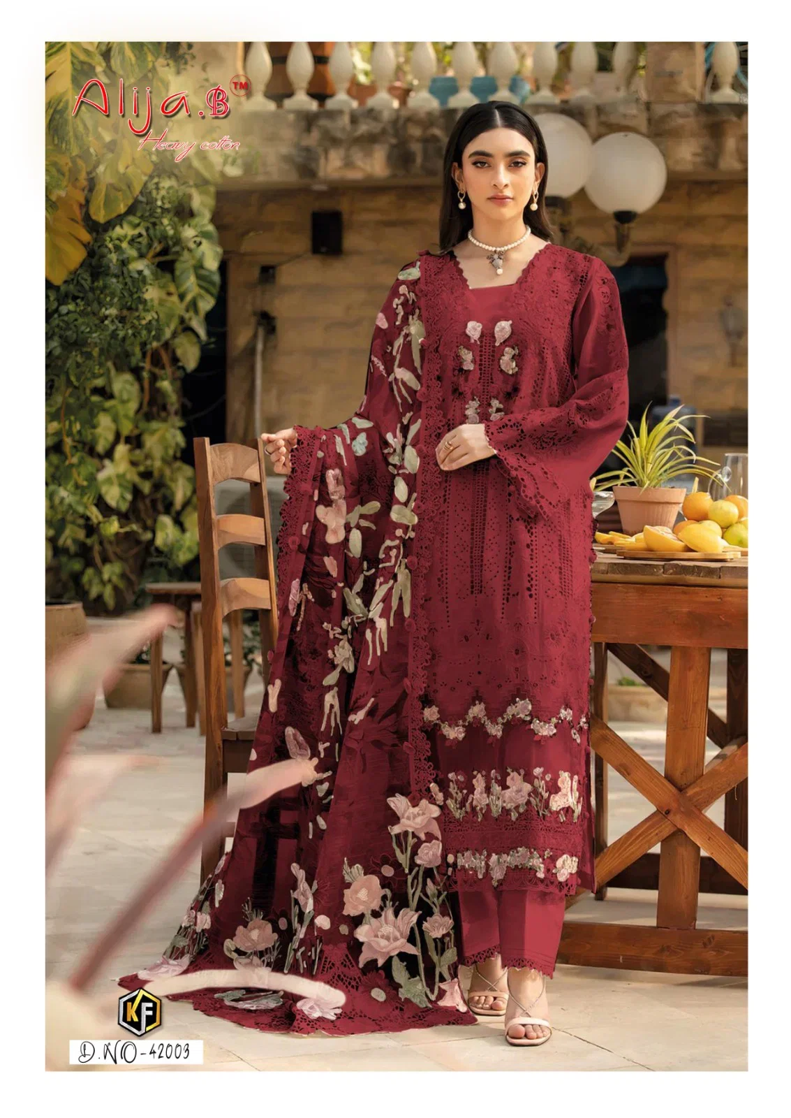 Keval Alija B Vol 42 Lawn Cotton Printed Karachi Dress Material