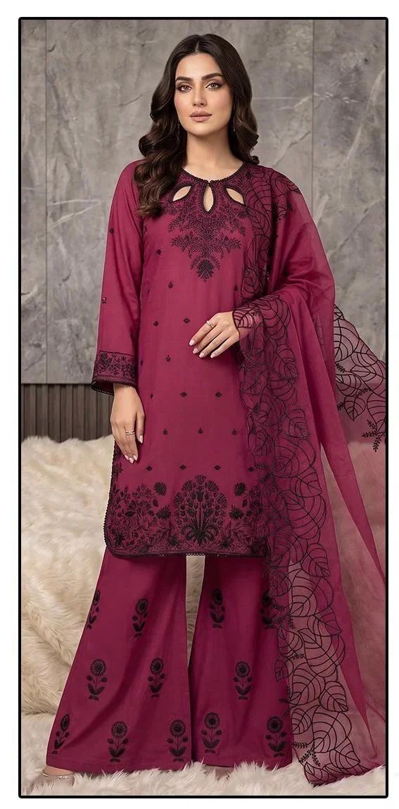 Hoor Tex 851 A To D RRayon Embroidered Salwar Kameez