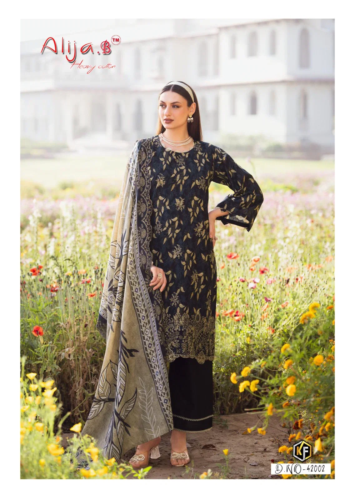 Keval Alija B Vol 42 Readymade Lawn Cotton Karachi Kurti Pant With Dupatta