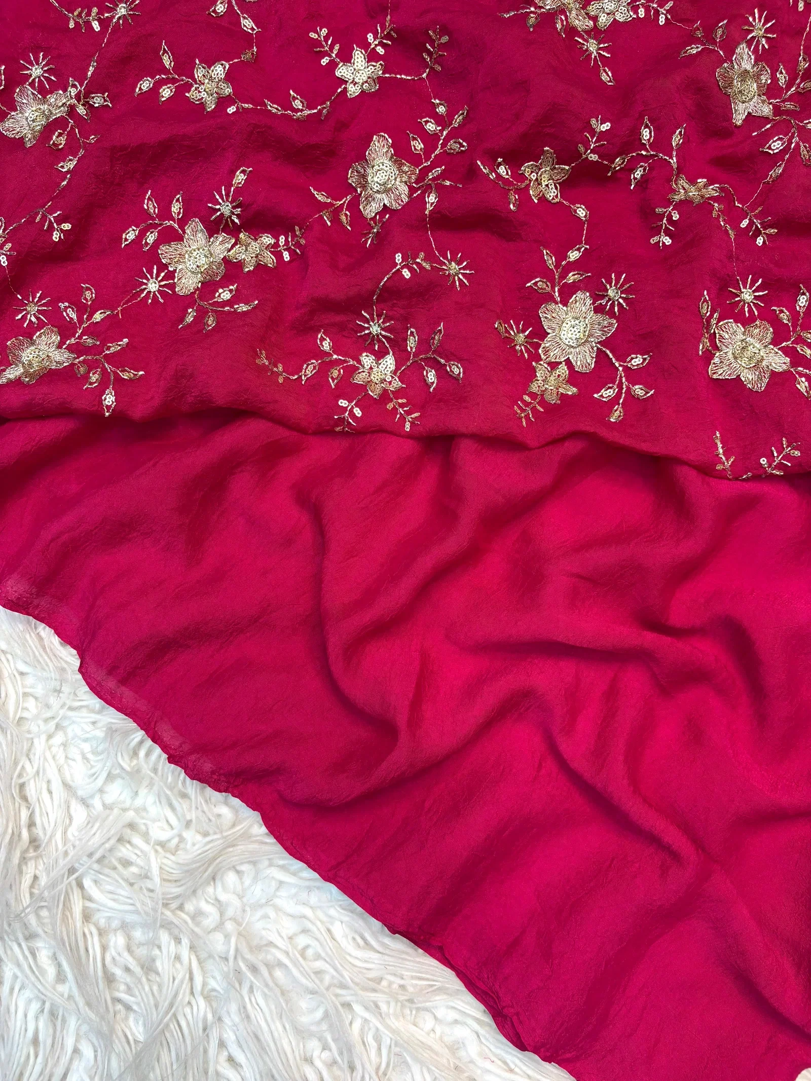Kc 215 Crush Rangoli Premium Designer Saree Collection