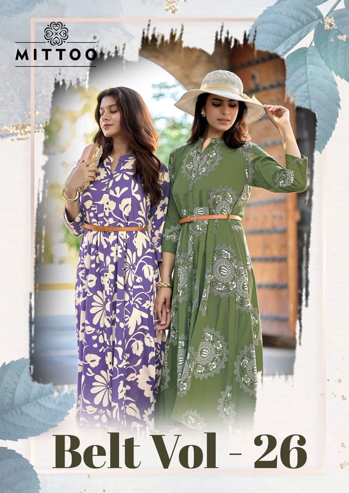 Mittoo Belt Vol 26 Rayon Printed Casual Wear One Piece Collection